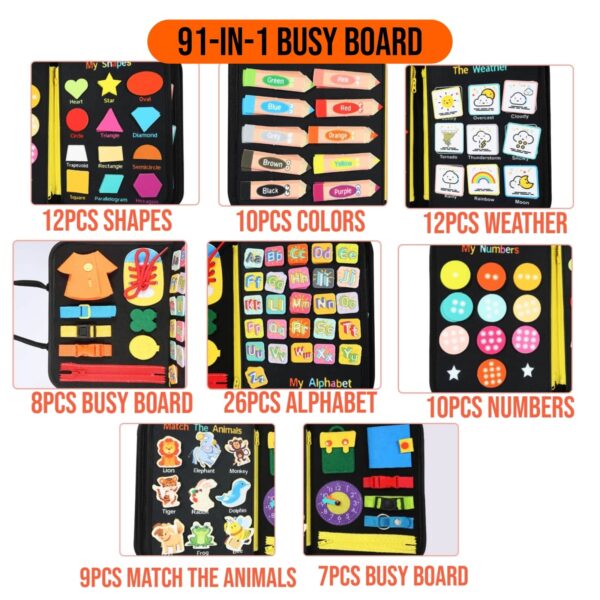 personalized toddler Busy Board